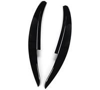 Pizgear Párpado de faro delantero, para VW, para Scirocco R Gts 2008-2017, 2 piezas, lámpara párpados, cubierta tapa ojo ceja, pegatina embellecedora Ajuste de la frente del faro