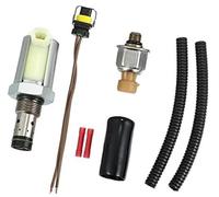 Pizgear Regulador de presión del inyector combustible 6.0L y sensor ICP 5C3Z-9C968-CA Regulador de presión de combustible del automóvil