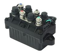 Pizgear Relé de inclinación for motor fueraborda 120 A, 12 V y 3 pines for YAMAHA, repuesto aluminio resistente al agua for barco 6H1-81950-00 Reemplazo de relé marino