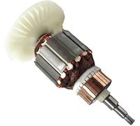 Pizgear Rotor de ensamblaje, rotor de repuesto de anclaje for lijadora de banda 9404, 220-240 V Unidad de rotor de armadura de repuesto