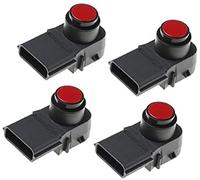Pizgear Sensor de Aparcamiento Trasero para Coche Sensor Pdc para Coche, Estacionamiento de 4 Colores, Piezas, para Kia 95720-J5310(Rot)