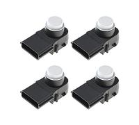 Pizgear Sensor de estacionamiento PDC de 3 Colores y 4 Piezas for Hyundai, 95720-J5100 95720J5100 Sensor de Aparcamiento inverso(White)