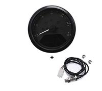 Pizgear Tacómetro digital LCD universal de 8-18 V, velocímetro, odómetro, motocicleta, 12 000 RPM, 2 4 cilindros Velocímetro para motocicleta(With Sensor-A)