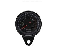 Pizgear Tacómetro universal for motocicleta de 12 V, velocímetro, tacómetro, luz fondo, nocturna, accesorios for instrumentos Velocímetro para motocicleta(Without Bracket)