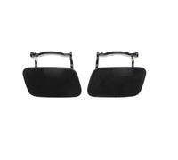 Pizgear Tapa de la Boquilla del lavaparabrisas del Faro Delantero del Parachoques, for Audi, A4 B8 2009 2010 2011 2012 8K0955275 8K0955276 Tapa del lavafaros(Black Set)