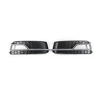 Pizgear Un par de Luces antiniebla Delanteras for Coche, Cubierta de lámpara, Parrilla de Nido de Abeja, Rejilla de Parachoques, for, S5 A5 S-Lines Parachoques 2013-2016 8T0807682M Rejilla de luz Ant