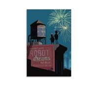 PIZKEEP Robot Dreams (2023) Póster de animación española decoración moderna para el hogar 12 x 18 pulgadas (30 x 45 cm)