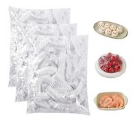 Pizsieat 300 Piezas Bolsas de Conservación de Alimentos Bolsas de Conservación Frescas Elasticas Reutilizables Cubierta para Alimentos para la Protección de la Frescura Vegetal