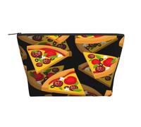 Pizza 3D, Bolsa de artículos de tocador Bolsa de Maquillaje Bolsa de cosméticos Bolsa de artículos de tocador de Viaje portátil