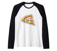 Pizza al Estilo de New Haven, Connecticut, apizza y Cultura gastronómica Camiseta Manga Raglan