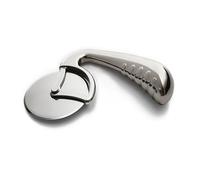 Pizza Cutter Wheel by Midnight Slice - Stainless Steel Food Slicer for Pizzas and more with Ergonomic Handle and Sharp Cutting Surface for Clean Cuts