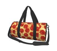 Pizza de peperoni, Bolsa de Viaje de Gran Capacidad, Bolso Redondo, Bolsa de Viaje Deportiva, Bolsa de Mano, Bolsa de Fitness
