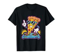 Pizza Dj Música Electrónica Dj Food Slice Of The Beat Camiseta