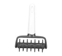 Pizza Dough Docker Roller Herramienta de cocina profesional Evite la ampolla crea una corteza perfecta para la pizza casera y la masa de pastel de plástico Durable ABS PP Material (Gris)