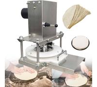 Pizza Dough Press Machine, Press de Pizza de Masa pequeña Comercial, máquina de Prensa de Tortilla de Acero Inoxidable eléctrico para Pizza, Pastel, Tortillas, Pasteles