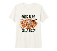 Pizza e allegria: Perfetto per ogni pizzero Camiseta Premium