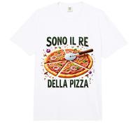 Pizza e allegria: Perfetto per ogni pizzero Comfort Colors Adult Heavyweight T-Shirt