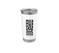 Pizza Eater Vaso térmico de acero inoxidable de doble pared