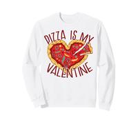 Pizza ES MI San VALENTÍN Soltero y Amo Pizzas Meme Sudadera