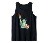 Pizza Estatua De La Libertad - Italiano Amante De La Comida Pizza Panadero Camiseta sin Mangas