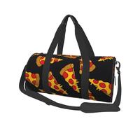 Pizza Garabato, Bolsa de Viaje de Gran Capacidad, Bolso Redondo, Bolsa de Viaje Deportiva, Bolsa de Mano, Bolsa de Fitness
