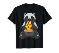 Pizza Honey Badger Cheesy Slice Wild Vibes Camiseta