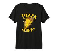 Pizza is Life Italiano Camiseta Premium