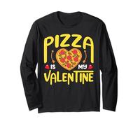 Pizza Is My Valentine for a Pizza Lover Manga Larga