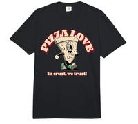 Pizza Love In Crust We Trust (Declaración de Comida Divertida) Comfort Colors Adult Heavyweight T-Shirt