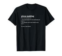 Pizza Maker Diccionario Divertido Pizzaiolo Chef Camiseta