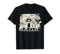 Pizza Maker Evolution Divertido Pizzeria Chef Gráfico Camiseta