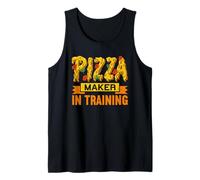 Pizza Maker In Training Kids Children Funny Pizza Making Camiseta sin Mangas