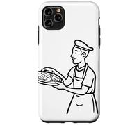 Pizza Maker Sketch Pizzaiolo para niños Carcasa para iPhone 11 Pro Max