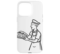 Pizza Maker Sketch Pizzaiolo para niños Carcasa para iPhone 15 Pro Max
