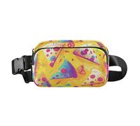 Pizza Mystery - Riñonera para mujeres, hombres, adolescentes, resistente al agua, con correa ajustable para viajes, correr, senderismo