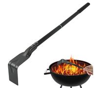 Pizza Oven Ash Rake - 24 in Long Handle Scraper Ash Scoop | BBQ Charcoal Rake Tool Durable Stainless Steel Heat Resistant for Kettle Grill Pizza Oven Fireplace Cleaning Accessories