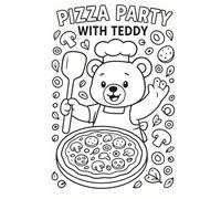 Pizza Party with Teddy