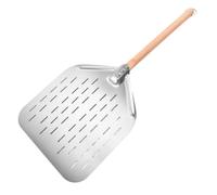 Pizza Peel - 29.13 pulgadas Perforado Shovel | Wood Pizza Turning Peel - Outdoor Turning Paddle Tool with slidable precise dough transfer Surfаce protects hands & is ideal for kitchen grill oven