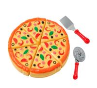 Pizza Play Set - Toy Food Set, Kids Pretend Toys, Interactive Cooking and Cutting Fun | Educational Role Play Activities, Kitchen Pretend Accessories, Family Playtime Games for Children