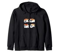 Pizza Siamese Cat Sudadera con Capucha