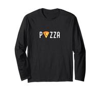 Pizza Slice Camiseta italiana Adicto a la comida gráfica Pizza Pie Manga Larga