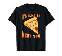 Pizza Slice Cute Funny Food Juego de Palabras Camiseta