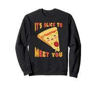 Pizza Slice Cute Funny Food Juego de Palabras Sudadera