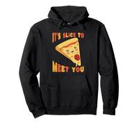 Pizza Slice Cute Funny Food Juego de Palabras Sudadera con Capucha