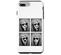 Pizza Slice in Sunglasses Funny Photobooth Food Pizza Selfie Carcasa para iPhone 7 Plus/8 Plus
