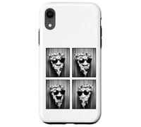 Pizza Slice in Sunglasses Funny Photobooth Food Pizza Selfie Carcasa para iPhone XR