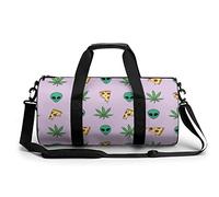 Pizza Slices And Aliens - Bolsa de gimnasio portátil para mujeres y hombres, bolsa de viaje para deportes, impresión de gimnasio, divertida bolsa de yoga
