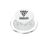 Pizza Terapia más Barata Pizza Slice Food Lover Terapeuta PopSockets PopGrip para MagSafe