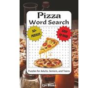 Pizza Word Search Puzzle Book: Word Searches with Easy to Read Print about Pizza, Cooking, Food and More | 6x9 inches, 110 pages | 50+ Puzzles…Gifts for Vacations, Holidays, and Free Times