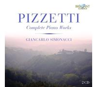 Pizzetti: Complete Piano Works by Giancarlo Simonacci, piano [Music CD]